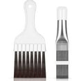 thumbnail image 1 of Conditioner Condenser Fin Comb, Fin Cleaning Brush Air Conditioner Fin Cleaner Refrigerator Coil Cleaning Whisk Brush Metal Fin Evaporator Radiator Re, 1 of 5