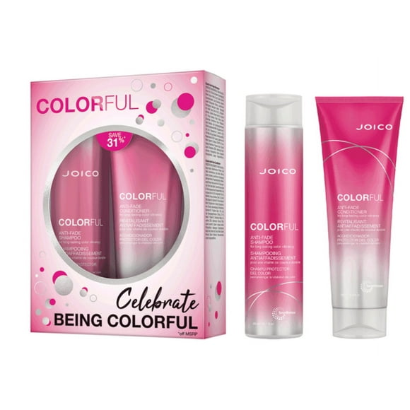 Joico ColorFul Anti-Fade Holiday Shampoo 10oz & Condtioner 8oz Duo
