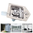thumbnail image 1 of Juego De Cerradura De Montaje Empotrado, Cerradura De Pestillo De Puerta De Acero Inoxidable De Alta Seguridad, Manija Duradera En Forma De T, Bloqueo Fácil Para Gabinete, 1 of 7