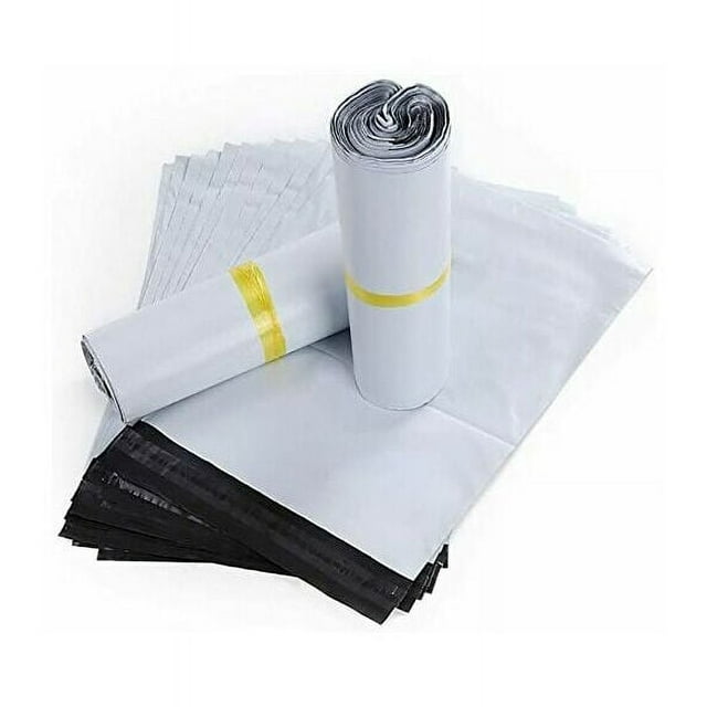 Mailing Bags, Polystyrene Plastic Shipping Envelopes With Good Toughness, Self-Sealing Poly Mailers Not Easy To Break For Commercial And Private Use (17 X 30 Cm)