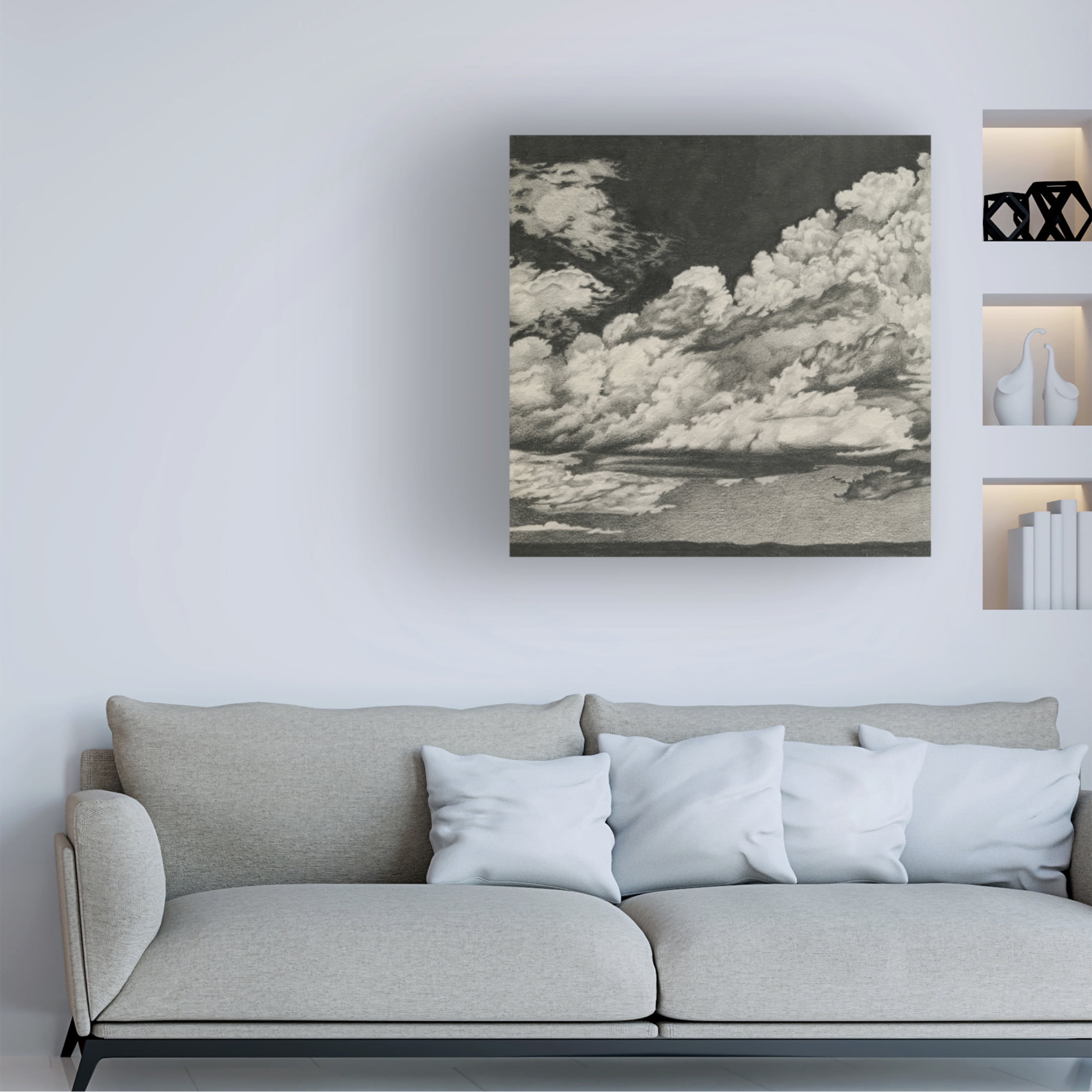 Trademark Fine Art Grace Popp Clouds on Fire I Canvas Wall Art