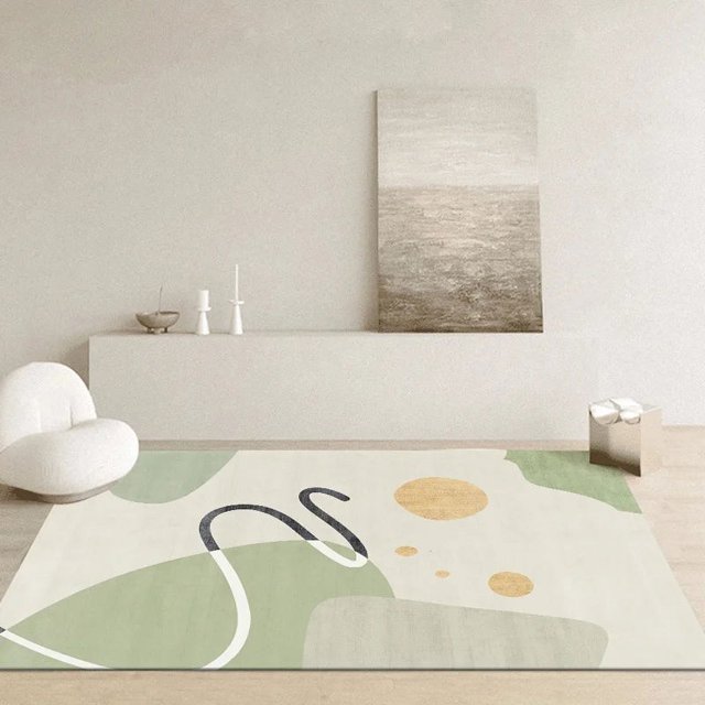 Living Room Bedroom Coffee Table Non Slip Carpet Small Fresh Girl Ins Style Carpets Sofa Home Bedroom Bedside Anti Fouling Rug My Lux Decor Round