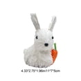 thumbnail image 3 of Easter Decorations Natural Straw Bunny Figurines Easter Decor For Home Rustic Garden Statue Spring Decor, 3 of 6