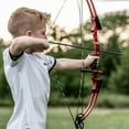 thumbnail image 6 of Genesis Mini, Youth Compound Bow & Arrow Set w/Quiver, Draw Hand-Right, Red, 6 of 11