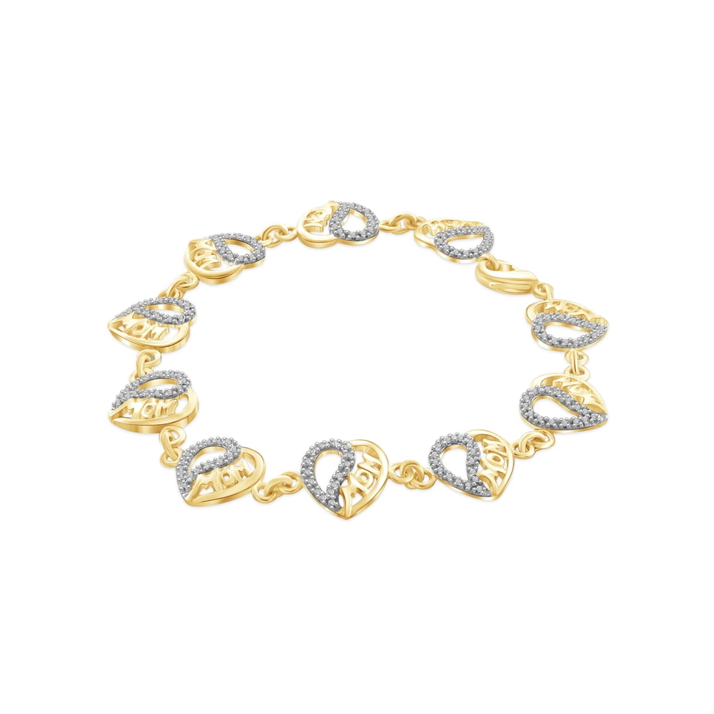 Gold Plated Heart Shape Bracelet for Girls (DZ16388) main image 0