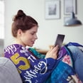 thumbnail image 4 of LHSHID 18th Birthday Gifts for Girls Birthday Decor Purple 350gsm Plush Throw Blanket for 18 Year Old 18th Birthday Decorations for Daughter Bestie Sister BFF, 4 of 6
