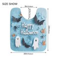 thumbnail image 2 of 2 Piece Soft Bathroom Rug Set Halloween Cute Decoration Bath Mat and U-Shaped Toilet Contour Rug (16"x24"+20"x24"), 2 of 4