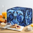 thumbnail image 4 of TSOVTHRID Ocean Turtle Hibiscus Print Toaster Cover for 2 Slice Wide Slot Dust and Fingerprint Protector for Kitchen Appliances Waterproof Washable Toaster Oven Cloth Cover, 4 of 8