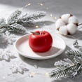 thumbnail image 5 of MMJ Scented Candles Apple Shaped Soy Wax Fall Farmhouse Cinnamon Thanksgiving Centerpiece Home Kitchen Table Mantel Decor Gift 2.36x2.36x1.77in, 5 of 6