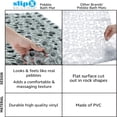 thumbnail image 3 of RLESO 2026 New Massaging Pebble Bath Mat,Non-Slip,17 X 38 Shower Foot Scrubber Mat for Bathroom, Shower, Foot Massage, Relaxation, Home Spa, Non-Slip Surface., 3 of 7