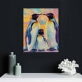 thumbnail image 4 of Creowell Penguins Print Canvas Wall Art Home Decor 12x16 16x20 16x20in, 4 of 5