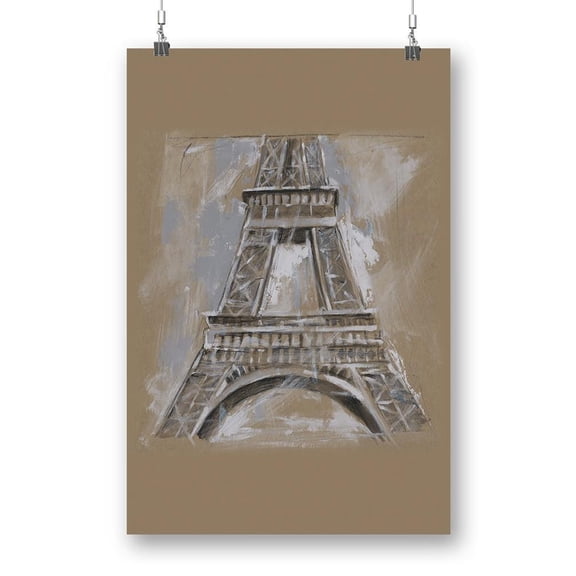 Brushwork Architecture Ii Poster - Ethan Harper Designs,
