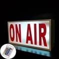 thumbnail image 2 of On The Air Light up Sign LED Music Banner Nightlight con control rojo con cable Zulema en señal de aire, 2 of 7