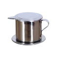 thumbnail image 2 of opvise 50/100ml Vietnam Style Stainless Steel Coffee Drip Filter Maker Pot Infuse Cup, 2 of 8