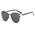 thumbnail image 4 of Chic Modern Polarized UV Protection Sunglasses - Black & Gold Frame Stylish Sun Glasses for Daily Outings and Vacations, Fashionable Eye-Catching Design to Elevate Your Look, Practical UV-Blocking, 4 of 6