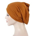 thumbnail image 6 of Travelwant 3Pcs/Set Women's Stretch Under Scarf Hijab Cap Solid Color Hijab Tube Under Caps for Hijabs, 6 of 7