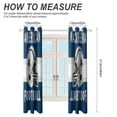 thumbnail image 2 of Football Cowboys 2 Panels Blackout Curtains for Bedroom Living Room Drapes Kitchen Room Window Curtain Grommet, 2 of 5