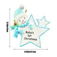 thumbnail image 3 of Bpyeka Unique Memorial Gifts for Babies Christmas Resin Decorations First Christmas Memorial Hanging Home Hanging Christmas Tree DIY NameChristmas GiftsChristmas Decor, 3 of 9