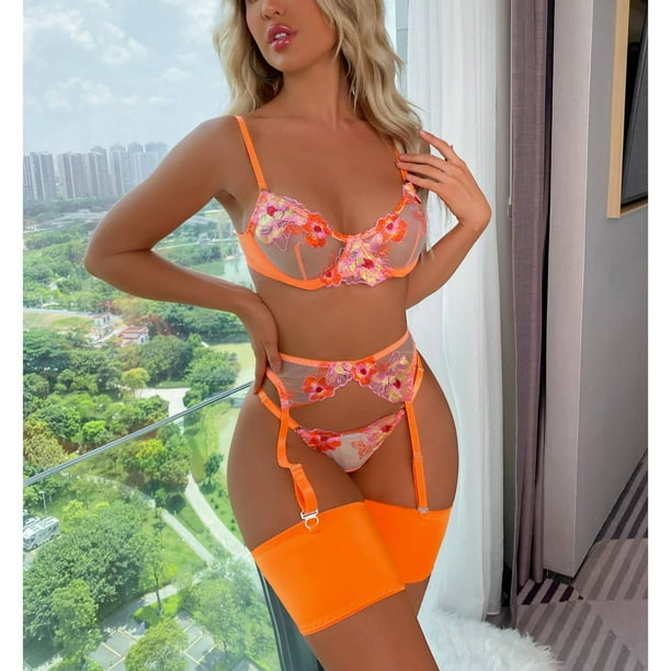 Conjunto de lencería con liguero, conjunto de lencería de 5 piezas para mujer Conjunto de lencería con liguero para mujer Conjunto de lencería con liguero para mujer Calidad inigualable