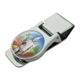 thumbnail image 1 of Wizard of Oz Tin Man Character Satin Chrome Plated Metal Money Clip, 1 of 4