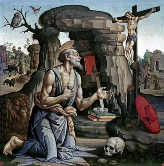 Saint Jerome Canvas