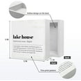 thumbnail image 5 of Zomyto 5x5 IN Lake House Decor,Lake House Decor for the Home,Lake House Wooden Box Sign Desk Decor, 5 of 5