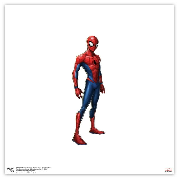 Gallery Pops Marvel Comics Spider-Man - Standing Pose Wall Art, Unframed Version, 12" x 12"