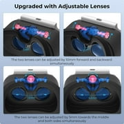 Newest VR Headset for Nintendo Switch & Switch OLED Model, 3D VR Glasses with Adjustable Lens for Virtual Reality Gaming Experience, Switch VR Labo Goggles Adjustable Headset for Nintendo Switch