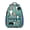 Blue-green-17, variant on Boho Dog Aesthetic Kids School Backpack – Artistic Watercolor Dog Print Bag with Furry Tail Cartoon Design, Great Gift for Dog Lovers