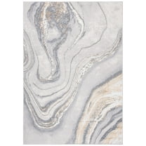 SAFAVIEH Orchard Edwin Modern Area Rug, Grey/Gold, 4'5" x 6'5"