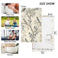 thumbnail image 6 of Yayeee 2 Pack Hand Towels for Bathroom 100% Cotton 16" x 28" Soft Absorbent Kitchen Towel, Beige Birds, 6 of 7