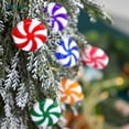 thumbnail image 4 of Adornos de plástico para dulces de Navidad, 50 piezas, menta colorida, decoración colgante para el hogar, dulces falsos, colgantes de árbol de Navidad, DIY, Año Nuevo, 4 of 4