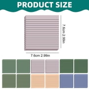 (Cmyynna 1Pcs) Lined Sticky Notes 3X3 In Dark Ruled Post Stickies Colorful Super Sticking Power Memo Pads