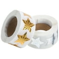 thumbnail image 2 of GOOHOCHY 2 rollos de pegatinas de estrellas autoadhesivas, pegatinas decorativas de estrellas, pegatinas para embalaje., 2 of 7
