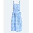 thumbnail image 4 of Free Assembly Women’s and Women's Plus Sleeveless Belted Cotton Midi Dress, Sizes XS-4X, 4 of 4