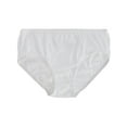 thumbnail image 3 of Fruit of the Loom Girls' Cotton White Brief Underwear, 6 Pack, Sizes 4-14, 3 of 4