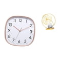 thumbnail image 1 of Reloj de pared para dormitorio, reloj de pared digital grande y sencillo, estatua de hoja, adorno para dormitorio, escultura, figura adecuada para dec, 1 of 8