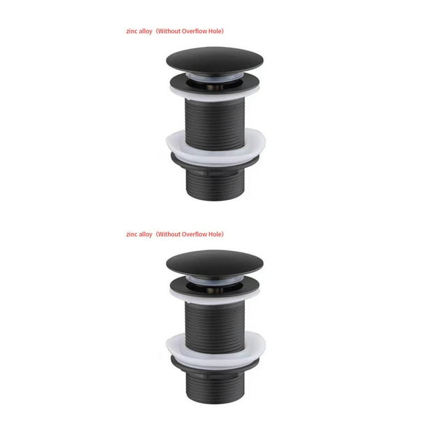Kearding Dispositivo de drenaje Universal Pop-Up BASIN SINK Filter Hair Catcher Sink Colador COCINA BAÑO ACCESSORI Tapón Cobre / Aleación de aleación sin rebosadero 2piezas
