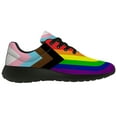 thumbnail image 4 of Customuart Progress Pride Shoes Womens Rainbow Sneakers Size 5.5, 4 of 5