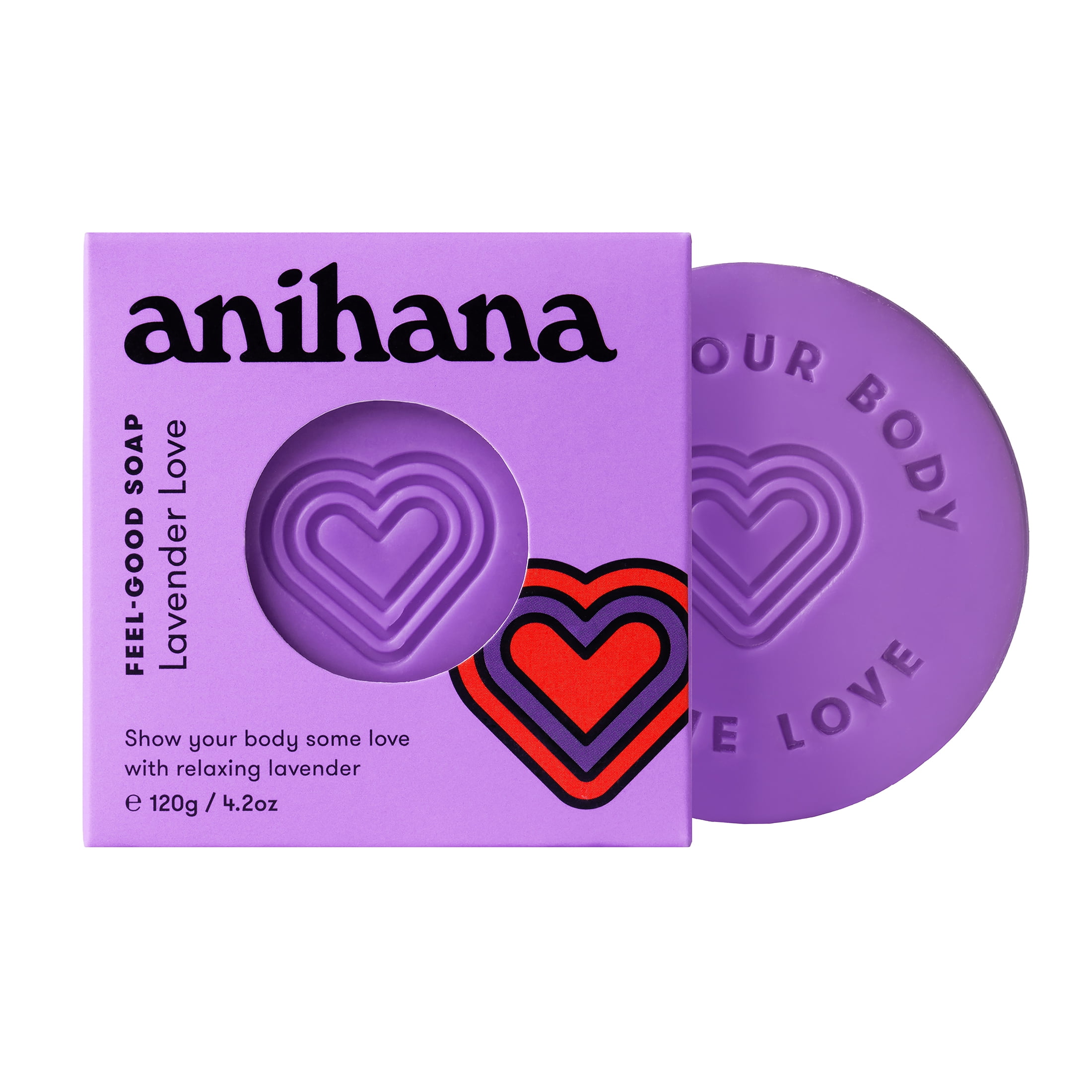 Anihana Feel-Good Soap Lavender Love for All Skin Types 4.2oz