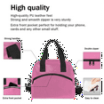 thumbnail image 4 of Herdesigns Pink Lunch Bag for Adults Men Women Insulated Reusable Lunch Box Leakproof Cooler Tote Bag with Adjustable Shoulder Strap, 4 of 6