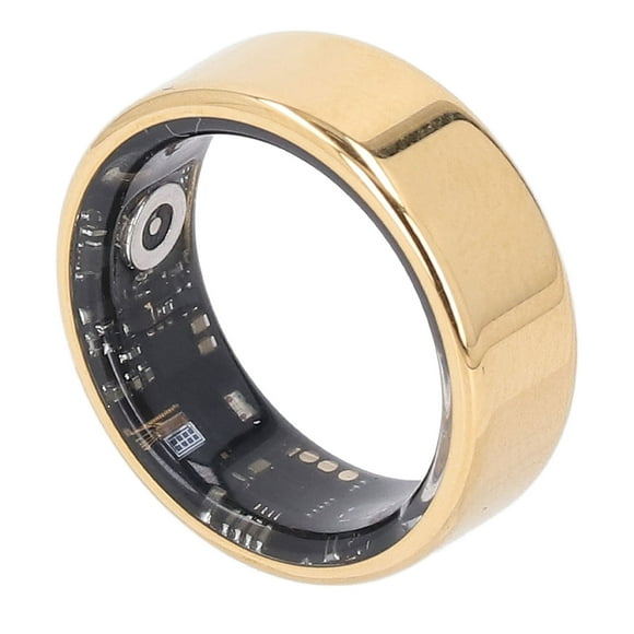 Smart Ring Health Tracker, IP68 Water Resistant Multiple Sport Modes Step Counter Calorie Tracking Fitness Tracker Ring for Sports, Real Time Synchronization With Phone