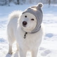 thumbnail image 5 of Dogs Hat,Dog Ear Muffs Noise Protection, Plush Dog Hats Pets Ears Warm Ear Cover, Winter Hat Head Wrap for Small Medium Dogs,L,Gray, 5 of 6