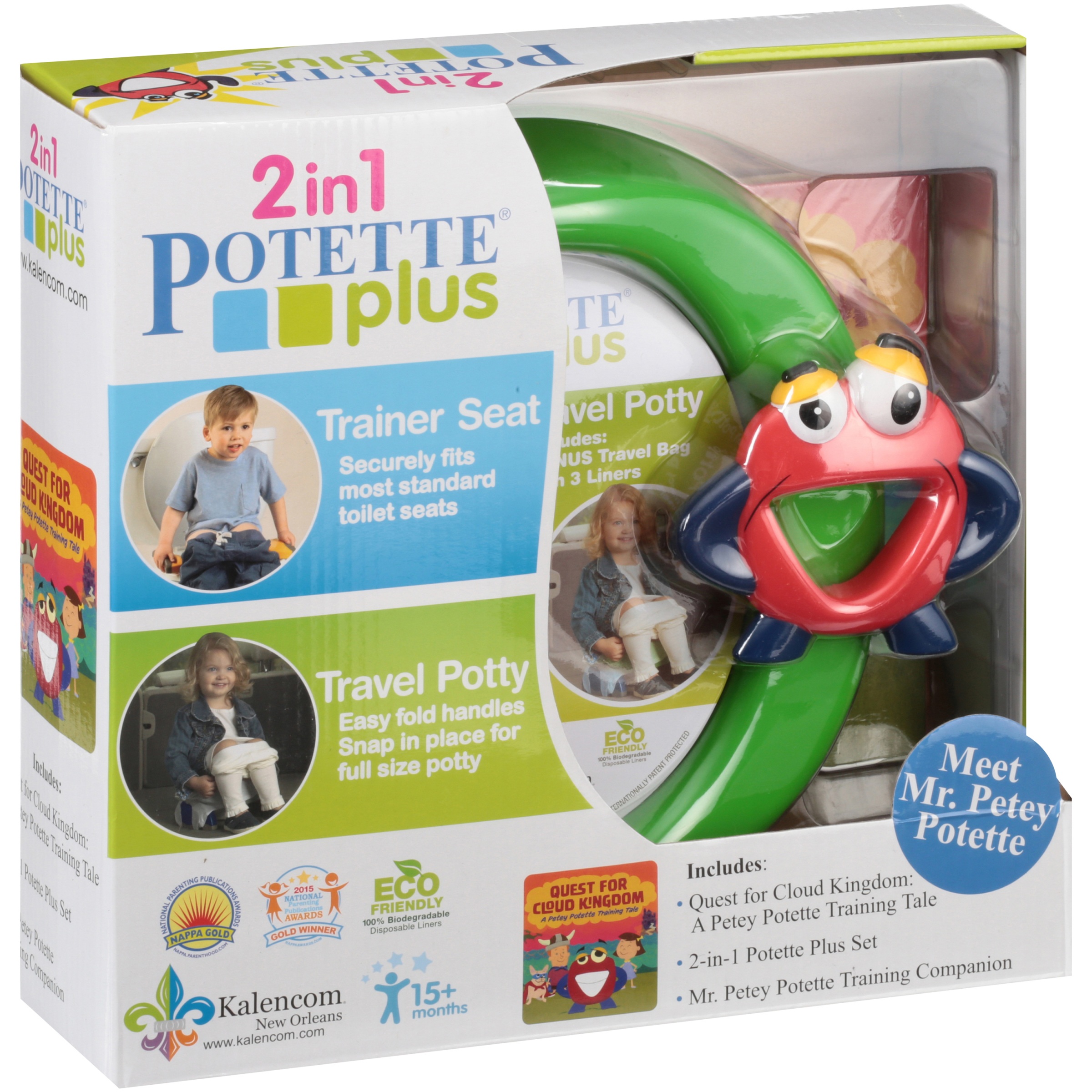 Mr. Petey Potette 2-in-1 Potty Training Kit in Green - image 2 of 4