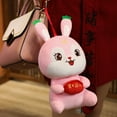 thumbnail image 6 of KUFptva 2023 Chinese Zodiac Rabbit Stuffed Doll Room Decor Soft Sleeping Toy for Emotion Appease Nursery Supply, 6 of 7