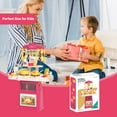thumbnail image 7 of KOPPOP Play Kitchen for Toddlers with Light and Sound, Kids Kitchen Playset with Steam Sprayer and Sink, Learning Toy Kitchen Set for Boys and Girls Ages 3 4 5 6 (Pink), 7 of 7