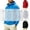 A35-Black, variant on Men's Hooded Outdoor Hiking Full Zip Jacket Lightweight Water Resistant Outerwear with Adjustable Drawstring Hood and Pocket Casual Daily Wear Jacket