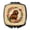 American Water Spaniel 2081, variant on Schnauzer and Flowers Compact Mirror 2.75 in x 3 in