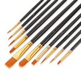 thumbnail image 1 of Basics Art Paint Brush Set Nylon Oil Brush Set For Artists Adults Kids, 1 of 5