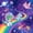 Blue Pink, variant on Manfei Space Astronaut Dino Animals Twin Quilt Set,Neon Stars Rainbow Twin Coverlet Set,Blue Pink,2 Pieces,1 Bedspread and 1 Pillowcase